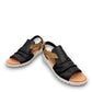 DJANGO & JULITTE MADIS-DJ  BLACK-DK TAN-WHITE SOLE