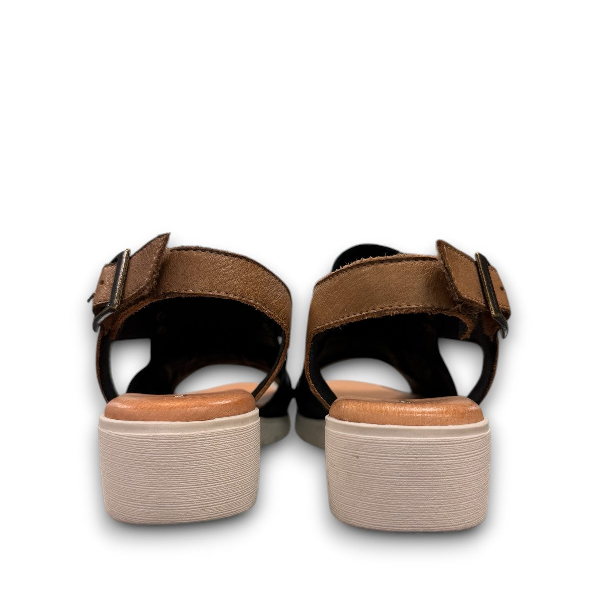 DJANGO & JULITTE MADIS-DJ  BLACK-DK TAN-WHITE SOLE