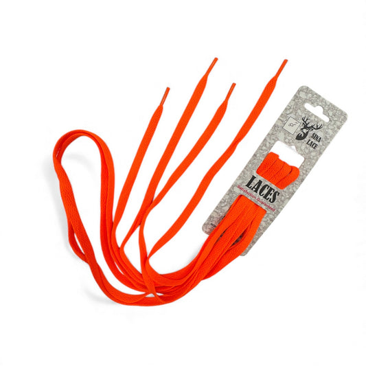 SINA FLAT SHOELACES - ORANGE