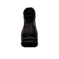 ORTHO FLEX F5111L black mid-ankle boot with side zipper, wool-like lining, and durable low-heel sole.
photo of the  back side