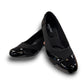 SOLE FLEX F8106 black patent leather block heel pump with a comfortable, refined semi-formal design.
photo of the top side