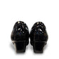 SOLE FLEX F8106 black patent leather block heel pump with a comfortable, refined semi-formal design.
photo of the back side