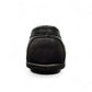 Satel Ardeshir black genuine leather loafers with a durable rubber outsole for formal wear. Photo of back view.