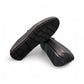 Satel Starkhan black leather loafers with handmade stitching, featuring a polished finish and comfortable lining. Photo of bottom view.