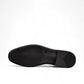 Sun Stylish brown leather lace up dress shoe with textured upper and detailed handmade stitching. Photo of bottom view.