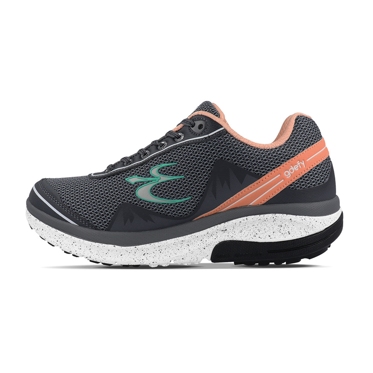 GDEFY Mighty Walk Athletic Shoes Black/Orange