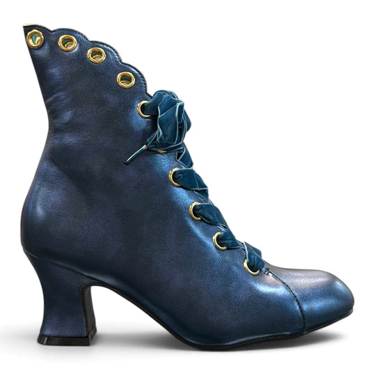 ILOVEBILLY YONITA-IL - NAVY METALLIC SMOOTH