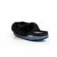 ALBERTA SUEDE MOCCASINS - TEAL BLUE