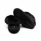 ALBERTA SUEDE MOCCASINS - BLACK