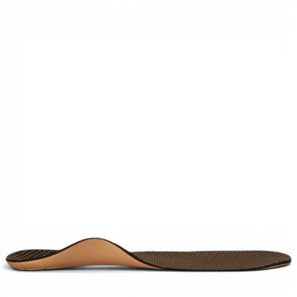 Aetrex Compete L400 orthotic insole with a textured copper-colored base for athletic support