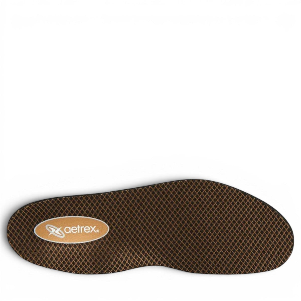 Aetrex Compete L400 orthotic insole with CopperGuard antimicrobial top cover for athletic footwear