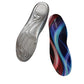 Aetrex Edge orthotic insole showing the grey polyurethane performance base with contoured arch support