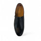 Atropat Aghdasieh black leather slip-on dress shoe with handmade stitching and rubber outsole. Photo of upper view.