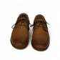 Atropat Hafez brown genuine leather smart casual shoe with handmade stitching and durable rubber outsole. Photo of front view 1.