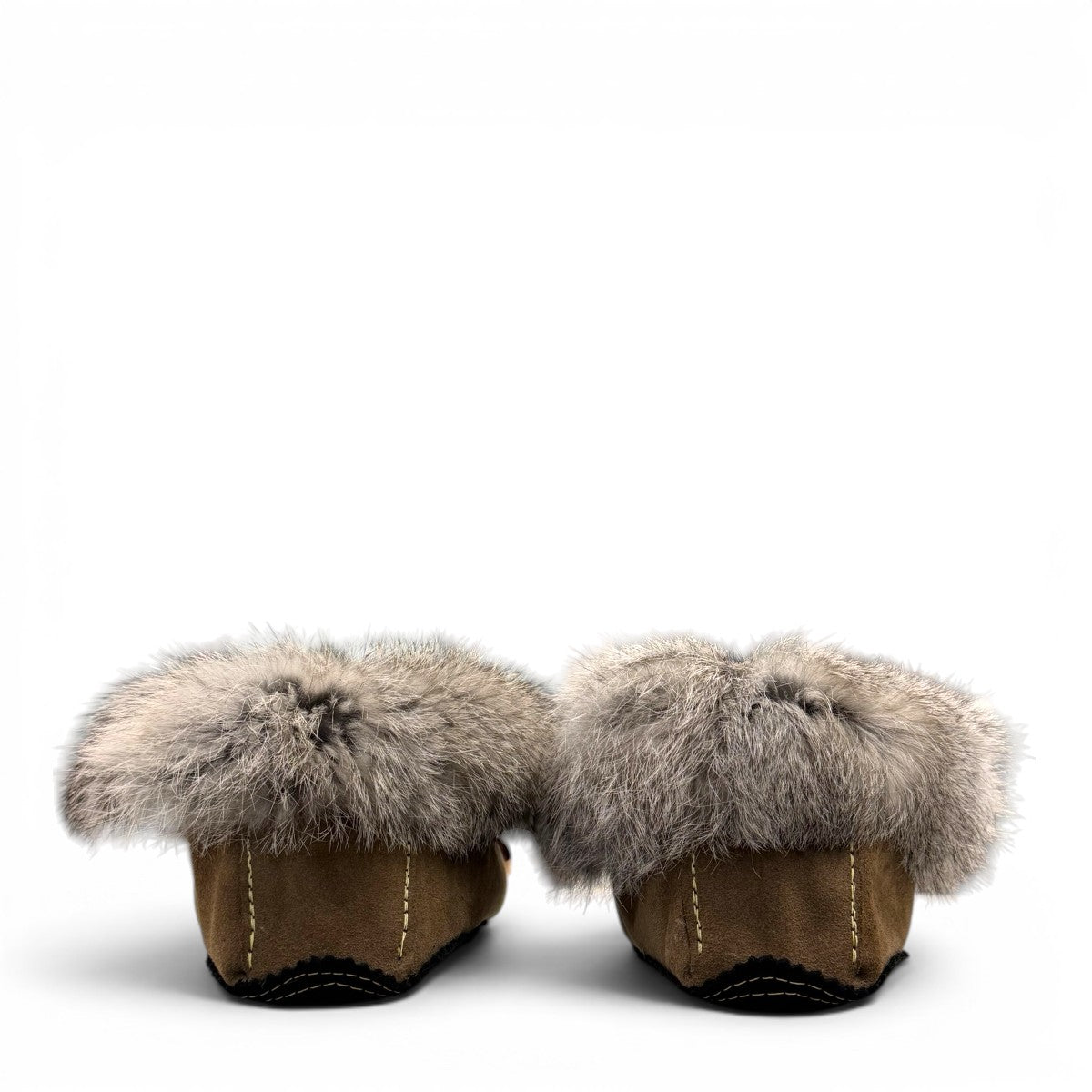 ALBERTA SUEDE MOCCASINS  - BROWN