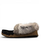 ALBERTA SUEDE MOCCASINS  - BROWN