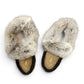 ALBERTA SUEDE MOCCASINS  - BROWN
