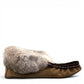ALBERTA SUEDE MOCCASINS  - BROWN