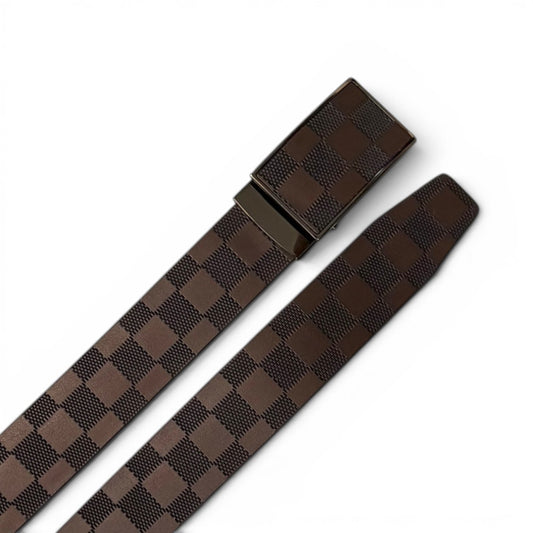 MEN'S GENUINE LEATHER BELT - BLACK\BROWN
