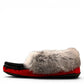 ALBERTA SUEDE MOCCASINS  - RED