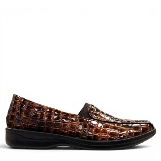 STEFANIA 304CC - BRONZE CROCO