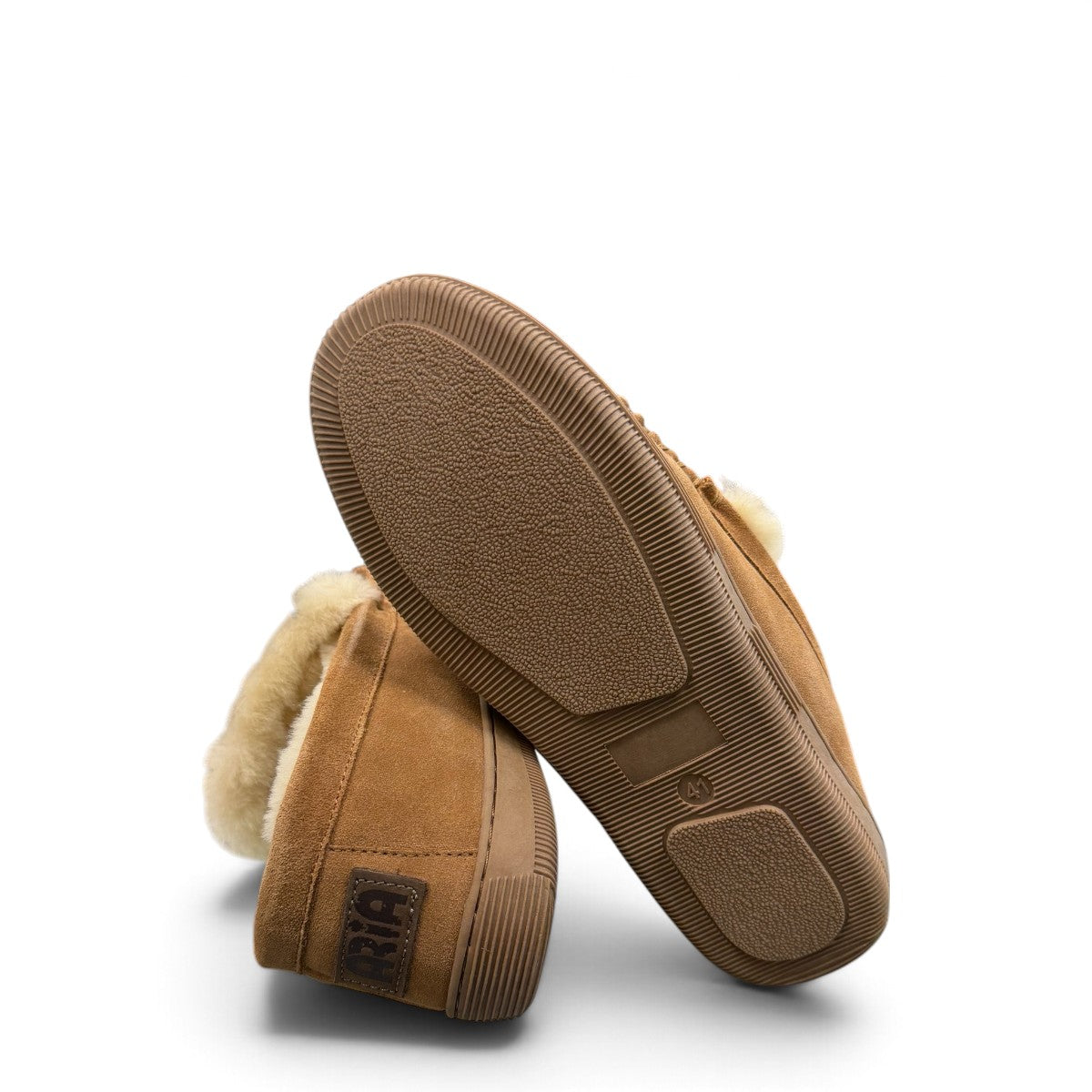 ARIA DARYA MOCCASIN SLIPPERS - TAN