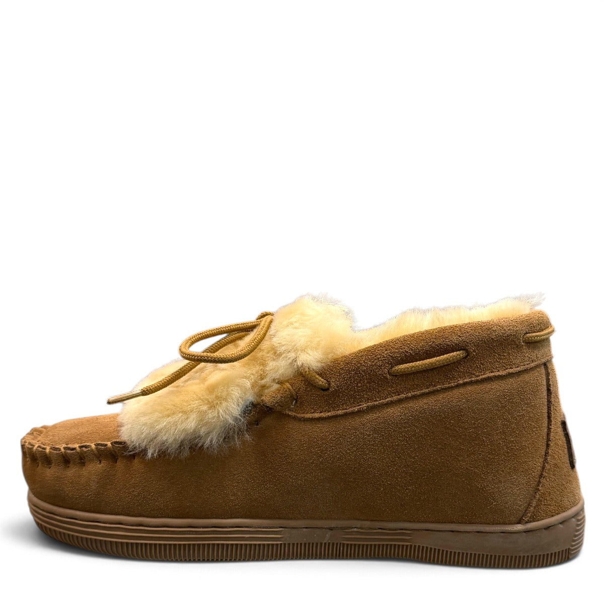 ARIA NAVA MOCCASIN SLIPPERS - TAN