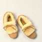 ARIA NAVA MOCCASIN SLIPPERS - TAN