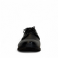 Benelli Anbaran black leather men's dress shoe with a lace-up design and durable rubber outsole. Photo of front view.