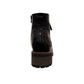 Biotime Lisa black boot showing the durable TPR lugged outsole for traction and stability.