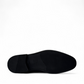 Borna Barbod navy blue leather lace-up men's dress shoes with a durable rubber outsole. Photo of bottom view.