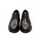 Borna Borna black leather men's dress shoes with lace-up closure and rubber outsole. Photo of front view.