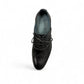 BORNA DRESSY black leather oxford shoes with brogue detailing and a durable rubber outsole. Photo of the sole.
