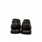 Borna Kan black leather men's dress shoe with a rubber outsole and lace-up closure. Photo of back view.
