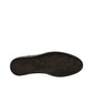 Borna Sadabad black leather slip-on men's shoes with a durable rubber outsole and minimalist design. Photo of bottom view.
