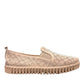 Bottero Gabe off-white leather loafers with intricate laser-cut detailing and a flexible ribbed sole.