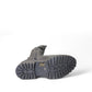 Bottero Emma black leather moccasin slip-on with textured finish and flexible rubber sole