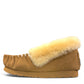 ARIA ROYA MOCCASIN SLIPPERS - TAN