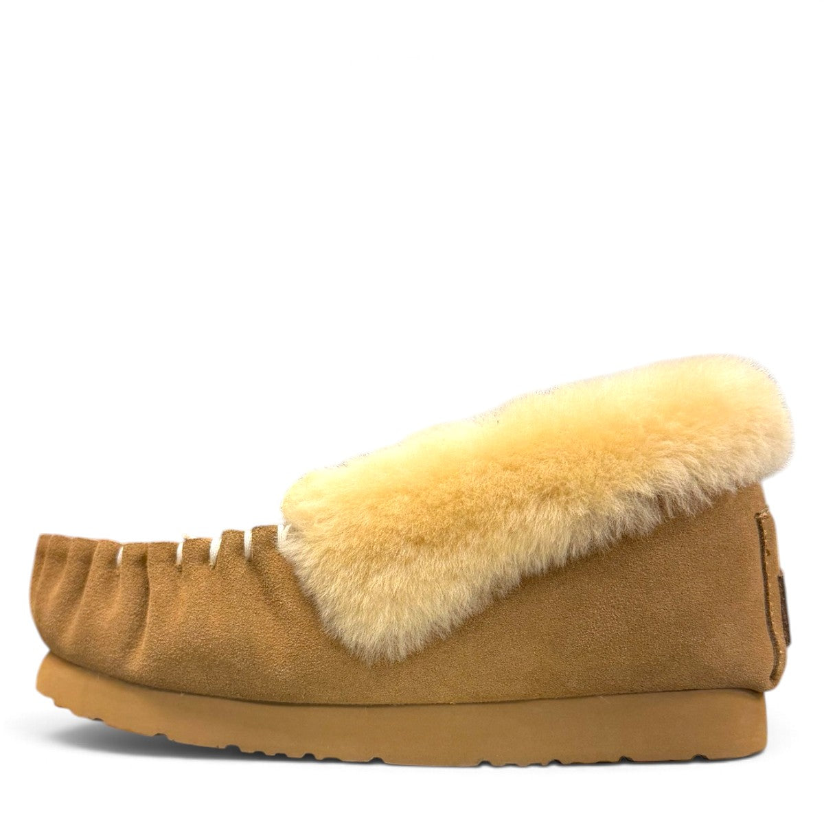 ARIA ROYA MOCCASIN SLIPPERS - TAN
