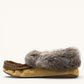 ALBERTA SUEDE MOCCASINS  - LIGHT YELLOW