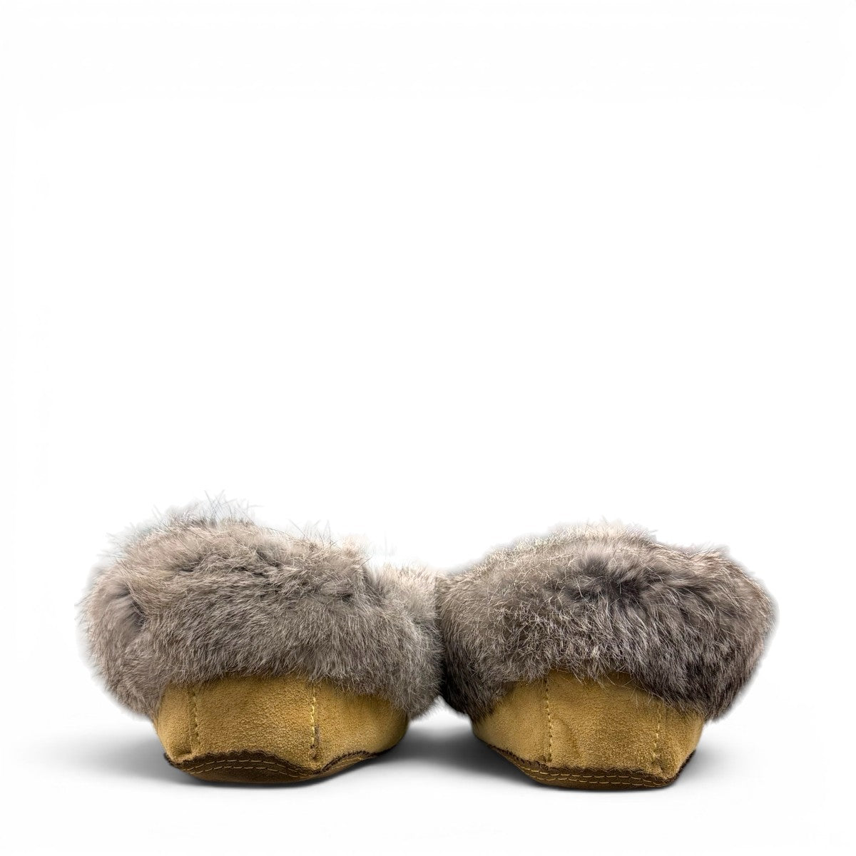 ALBERTA SUEDE MOCCASINS  - LIGHT YELLOW
