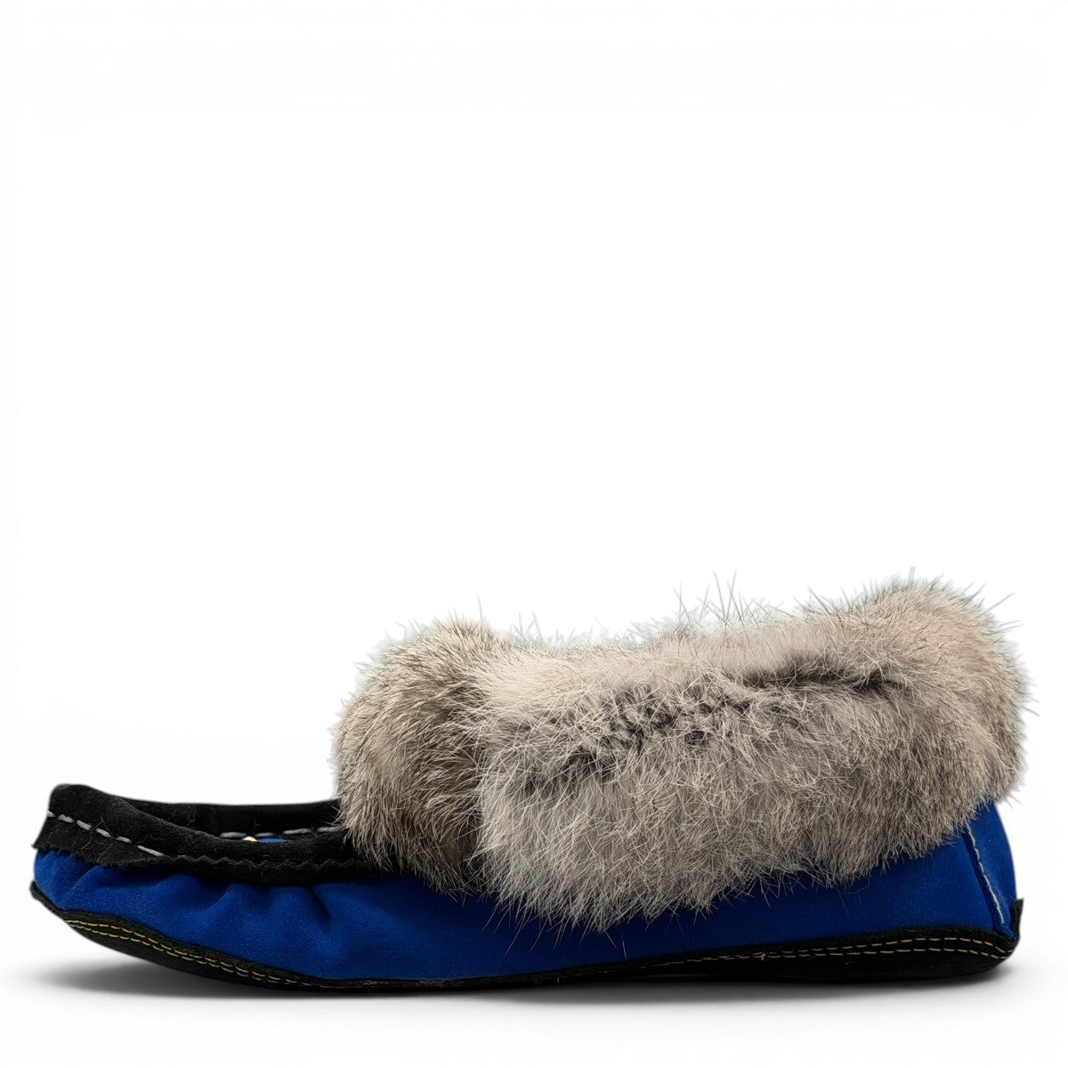 ALBERTA SUEDE MOCCASINS - NAVY BLUE