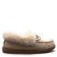 ARIA MARAND MOCCASIN SLIPPERS - CREAM