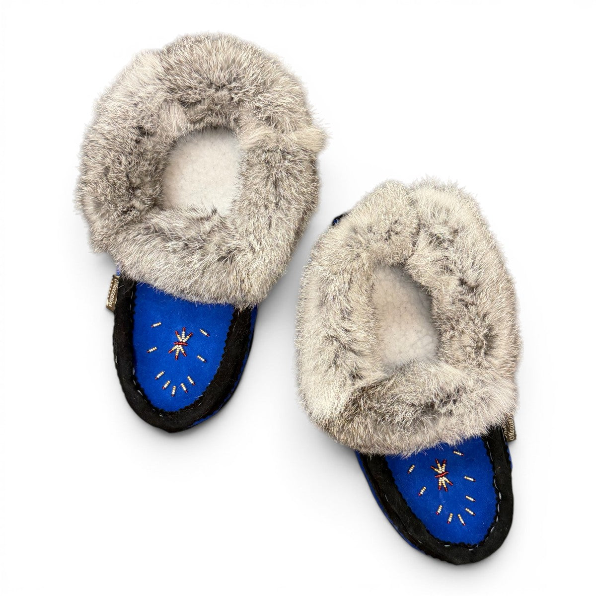 ALBERTA SUEDE MOCCASINS - NAVY BLUE