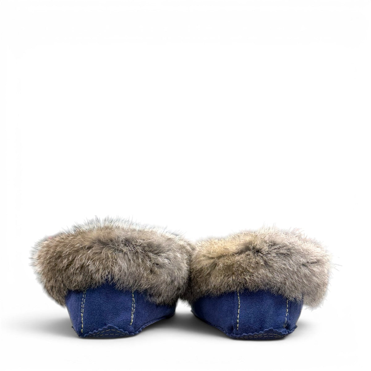 ALBERTA SUEDE MOCCASINS  - BLUE