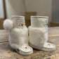 LAURIENTIAN CHIEF 13" LEATHER MUKLUKS 986447 - WHITE