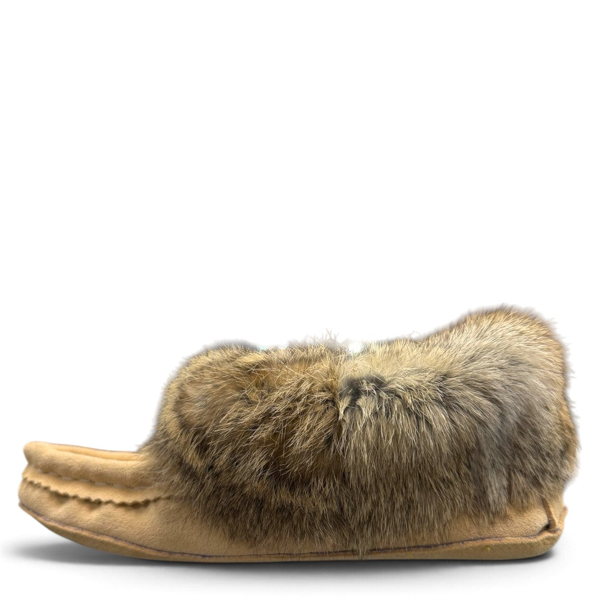 ALBERTA SUEDE MOCCASIN - CREAM