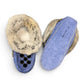 ALBERTA SUEDE MOCCASINS  - BLUE