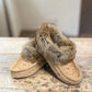 ALBERTA SUEDE MOCCASIN - CREAM