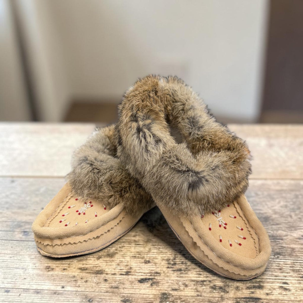 ALBERTA SUEDE MOCCASIN - CREAM